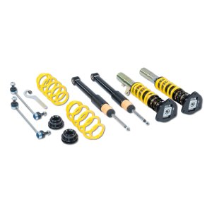 Volkswagen Golf VI GTI Coilover Suspension Kit - Front + Rear - ST Suspensions - ST XTA Height Adjustable with Aluminum Top Mounts - `09-`14
